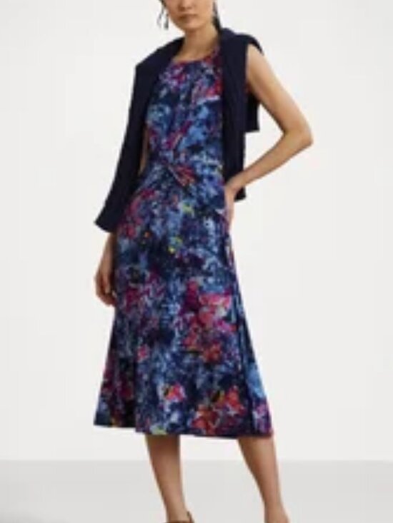 Lauren Ralph Lauren Dresses & Skirts - Lauren Womens Print Twist-Front Jersey Dress. Sz: 16W
